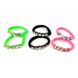HA4129-Diamond Beads Hair Elastic Tie Set